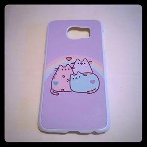 Samsung Galaxy s6 Pusheen Plastic Phone Case